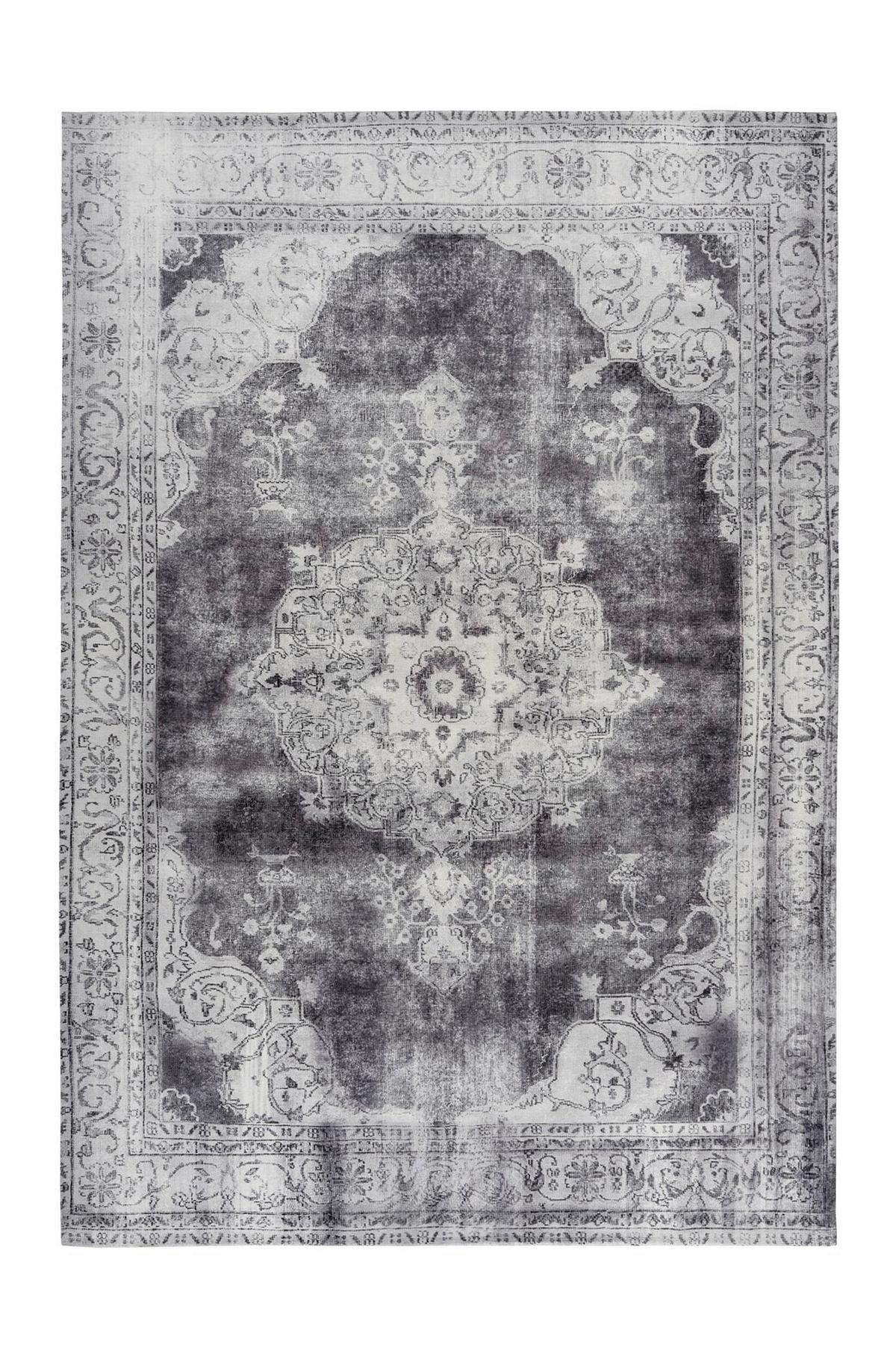 FLACHWEBETEPPICH VINTAGE 8400 HELLGRAU - Hellgrau, Konventionell, Textil (160/230cm) - Kayoom