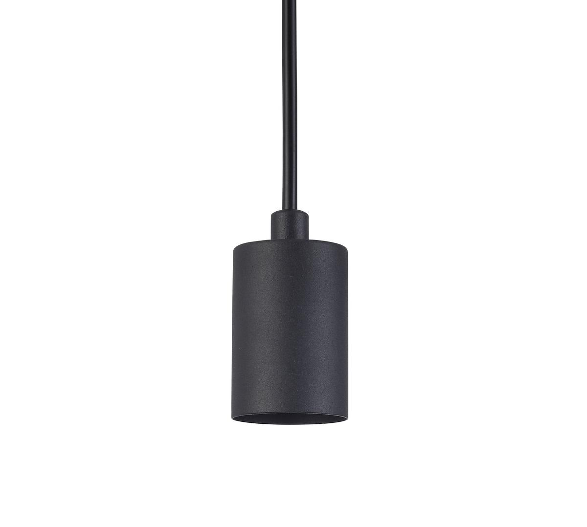 suspension Bernado max. 40 Watt - noir, Modern, métal/matière synthétique (65/6/110cm) - Modern Living