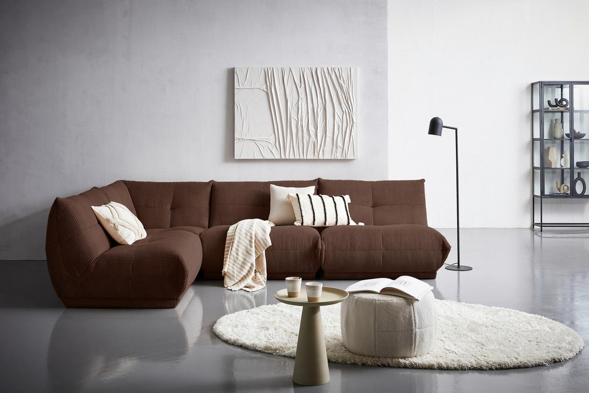 Modul Sofaelement Giselle Braun - Braun, Trend, Textil (105/80/112cm) - Livetastic
