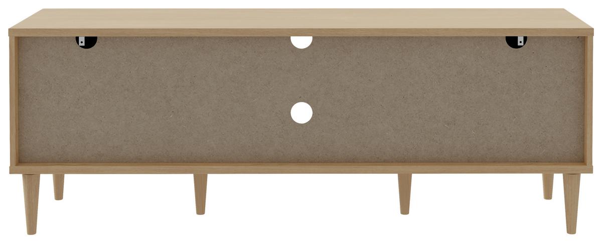 TV-Element Calasetta Eichefarben - Eichefarben/Goldfarben, Natur, Holz/Holzwerkstoff (159,8/57,8/41,4cm) - Premium Living