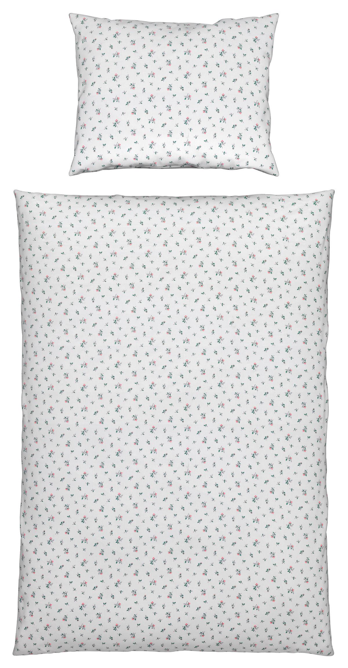 BETTWÄSCHESET ROSE - Beige, Romantik / Landhaus, Textil (160/210cm) - Modern Living