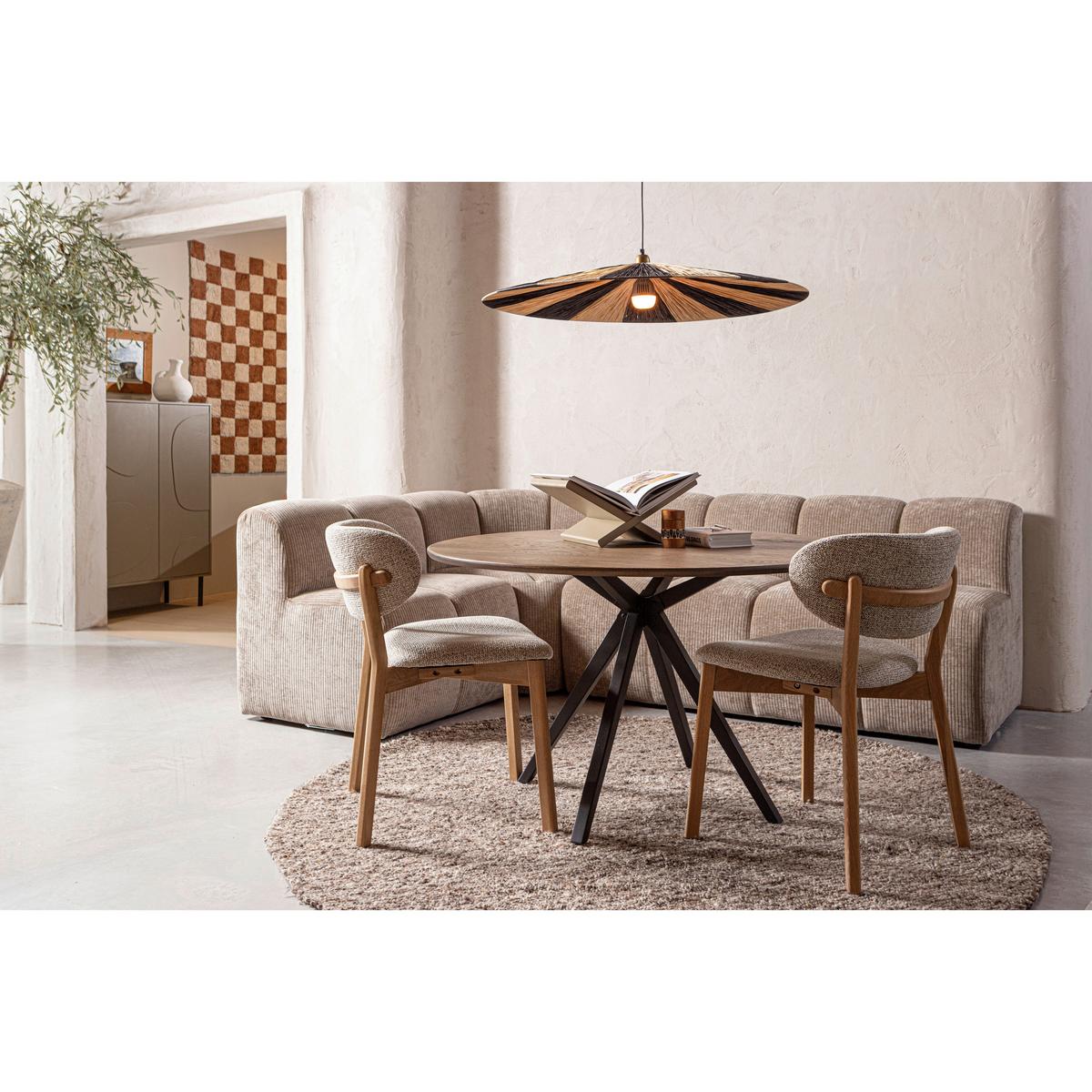 Sitzbankelement Mojo Sandfarben B: 84cm - Sandfarben, MODERN, Kunststoff/Textil (84/83/73cm) - Livetastic