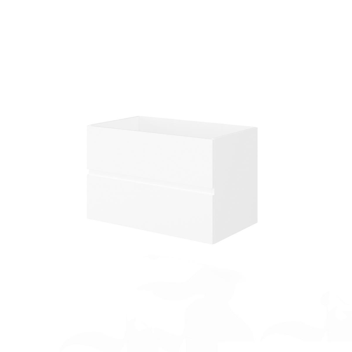 Element Ispod Umivaonika Easy - bijela visoki sjaj/antracit, Moderno, drvni materijal (80/51/46cm)