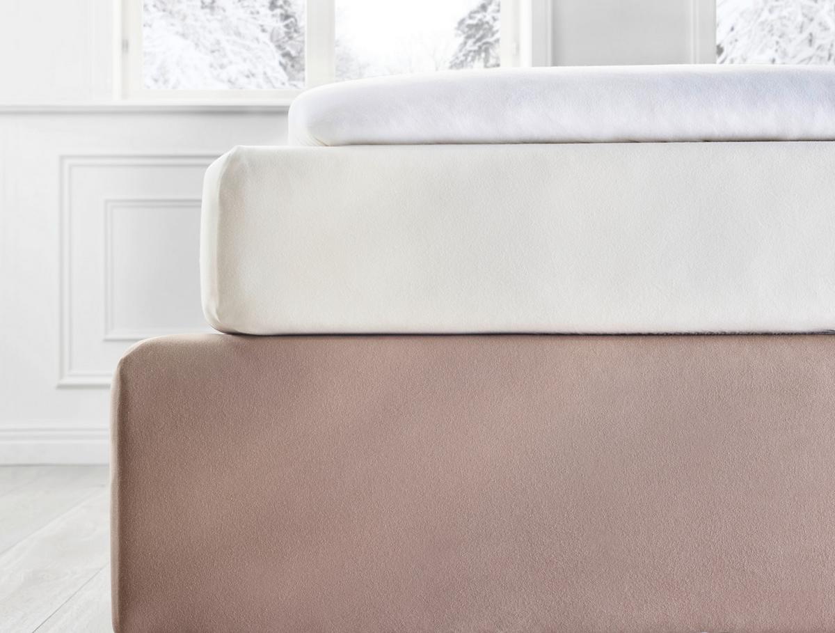 Napenjalna Rjuha Za Boxspring Elasthan Hoch -Ext- - bela, tekstil (100/200cm) - Premium Living