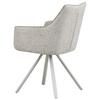 CHAISE ACCOUDOIRS MARIAN - Beige/gris, Design, métal/textile (56/89/61cm) - Mömax