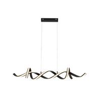 LAMPA WISZĄCA LED BRACKNELL *SBN* - czarny, Design, tworzywo sztuczne/metal (120/22/120cm) - Novel