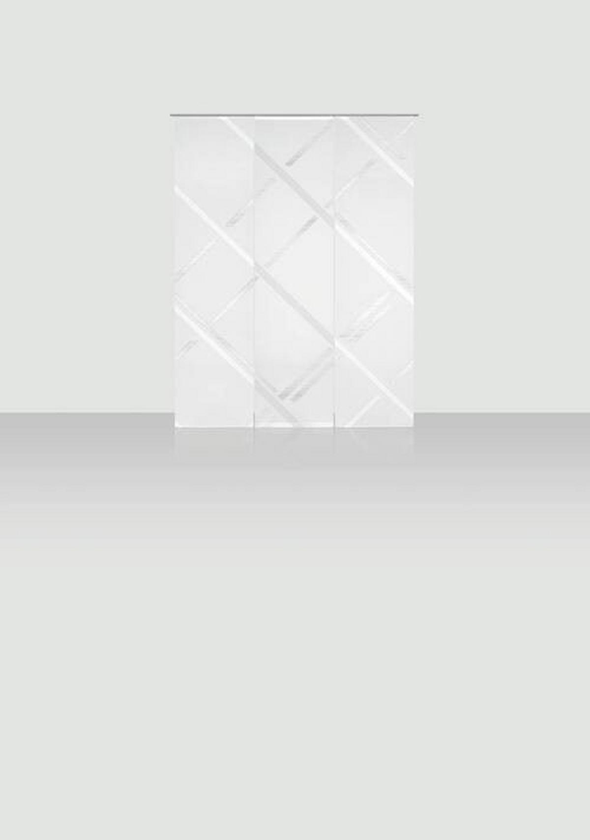 ZASŁONA PANELOWA MALMÖ - antracytowy, Design, tkanina (60/245cm) - Novel