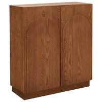 KOMODA TULLUS - kolor naturalny, Design, materiał drewnopochodny/drewno (80/88/31cm) - MID.YOU