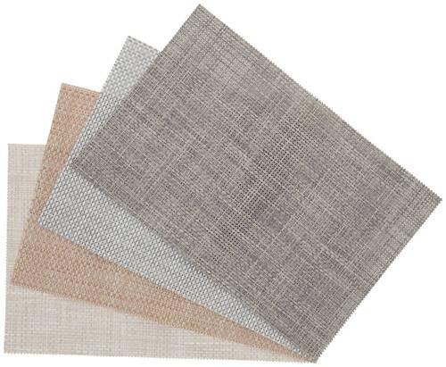 Tischset Max diverse Farben - Beige/Schwarz, MODERN, Kunststoff (43,5/28,5/1cm) - Modern Living