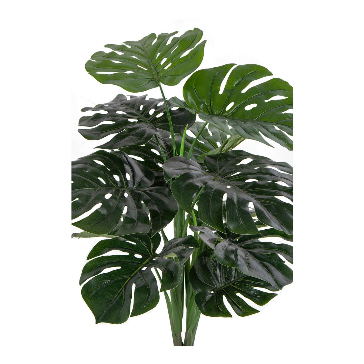 Kunstpflanze Monstera Grün - Grün, Design (18/90/17cm)