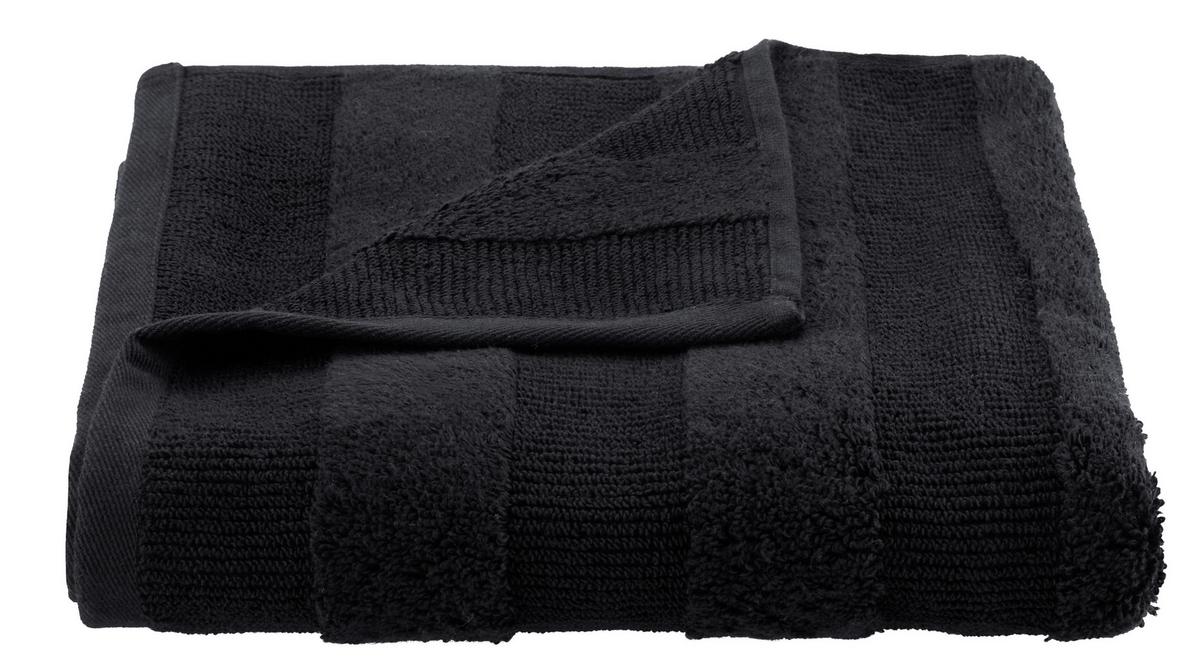 Brisača Chris - črna, tekstil (50/100cm) - Premium Living