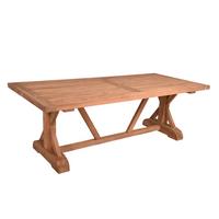 Gartentisch Kisar Teak - Braun, Basics, Holz (220,5/100/75cm) - Gardenson