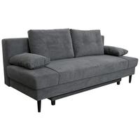 Canapea extensibila RITA - gri închis, Konventionell, textil (199/88/88cm) - Carryhome