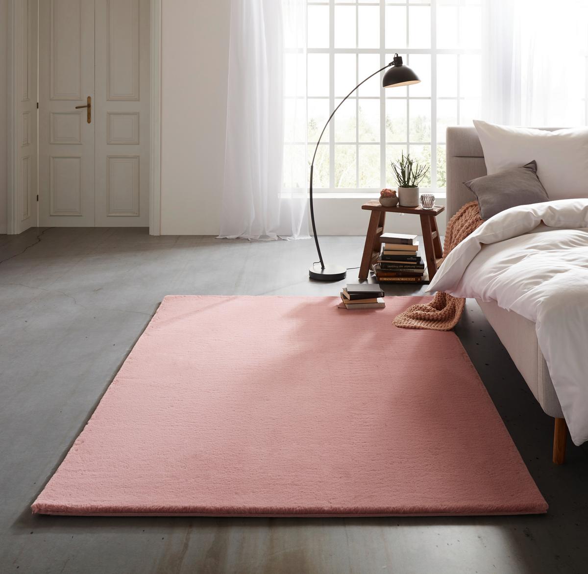 Kunstfell Caroline ca. 160x220cm - Altrosa, Textil (160/220cm) - Mömax