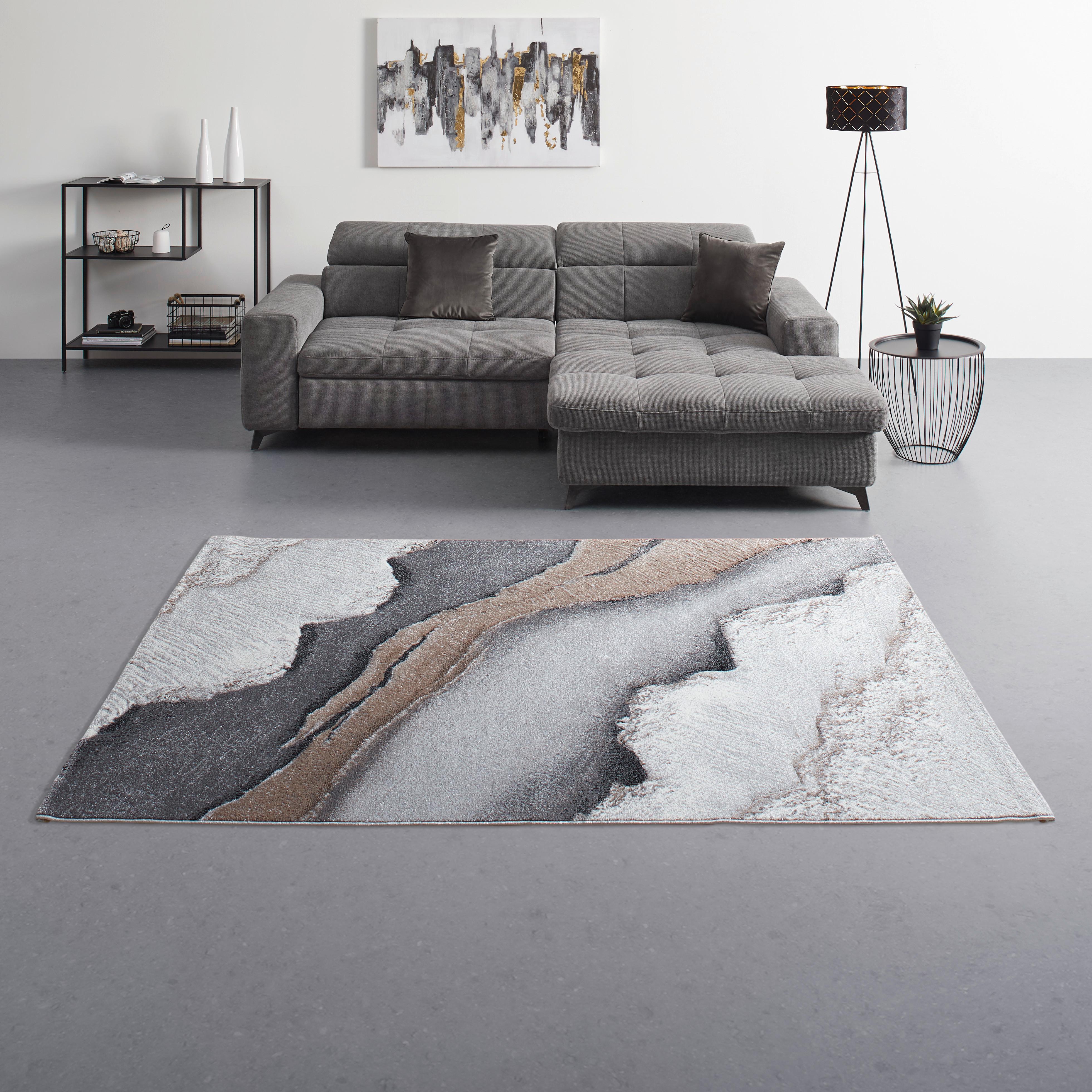 Szőtt Szőnyeg Bond 160/230 - szürke, Modern, textil (160/230cm) - Modern Living