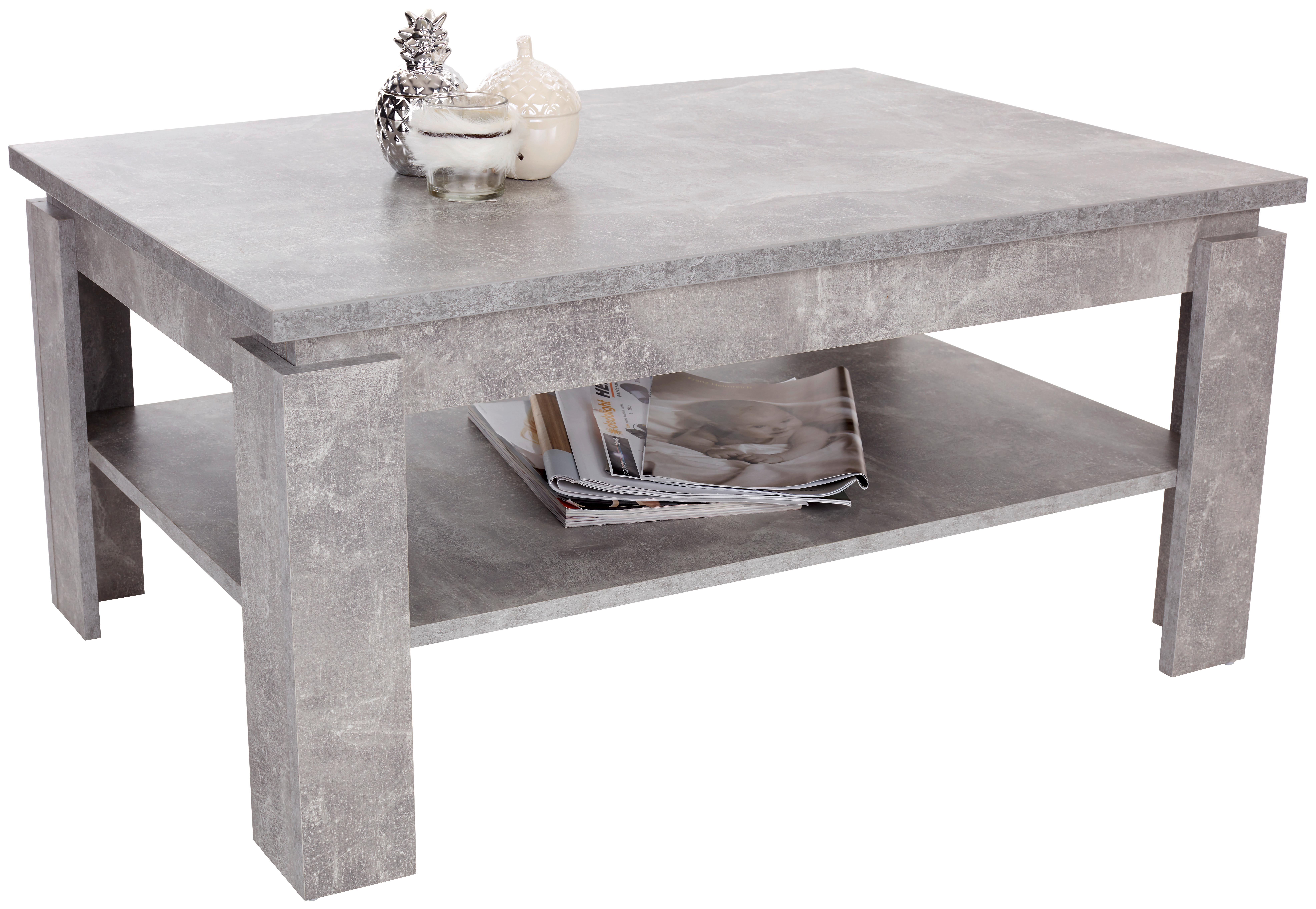 Măsuță de canapea Nizza 2 - gri deschis, Modern, material pe bază de lemn (100/45/60cm) - Modern Living