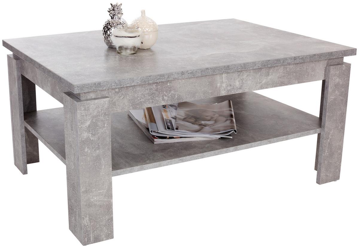 Măsuță de canapea Nizza 2 - gri deschis, Modern, material pe bază de lemn (100/45/60cm) - Modern Living