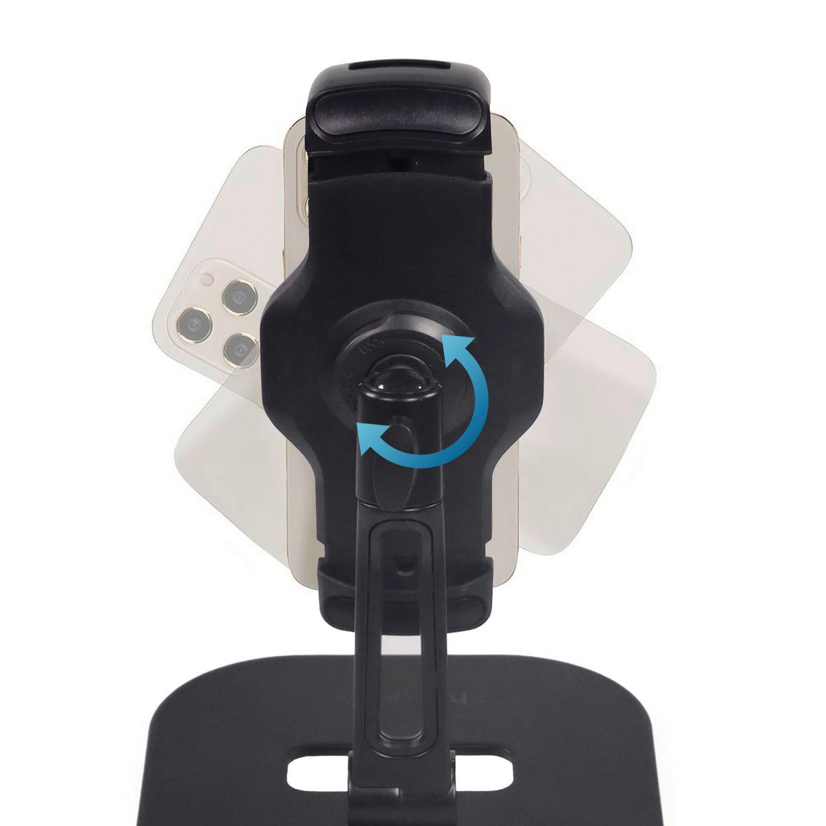 Držalo Za Mobitel Flexmobi Iv, Črna - črna, Moderno, kovina/umetna masa (15/19cm) - MID.YOU