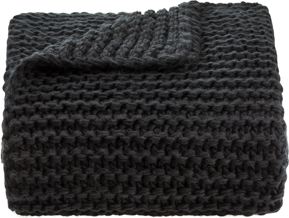 Mehka Odeja Emily - črna, Romantika, tekstil (110/160cm) - Premium Living