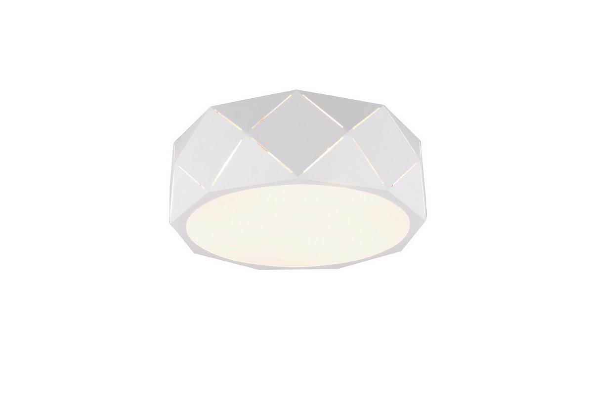 Deckenleuchte Zandor Weiß max. 25 Watt - Weiß, KONVENTIONELL, Kunststoff/Metall (40/15cm) - Trio Leuchten