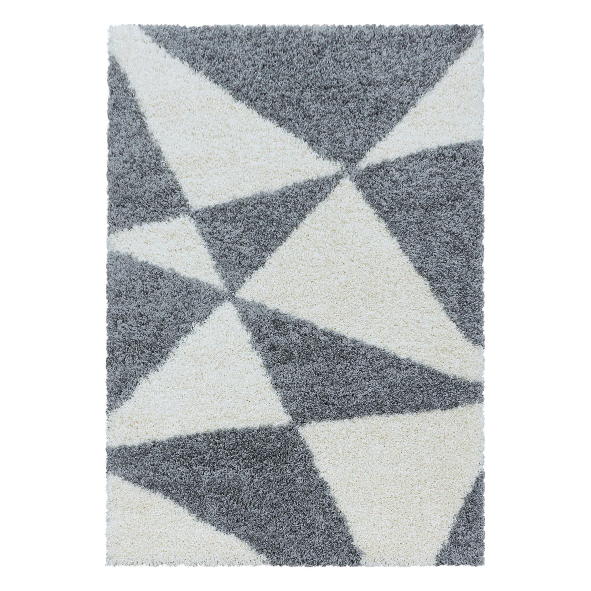 Hochflorteppich Tango Grau ca. 240x340cm - Grau, Design, Textil (240/340cm)