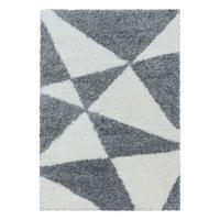 Hochflorteppich Tango Grau ca. 240x340cm - Grau, Design, Textil (240/340cm)