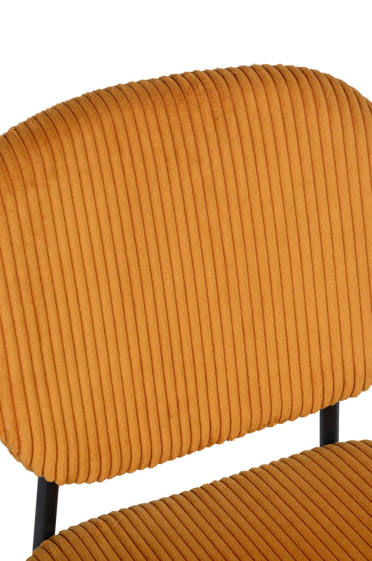 Stuhl Ira in Gelb - Gelb/Schwarz, MODERN, Holz/Textil (47/83/53cm) - Mömax