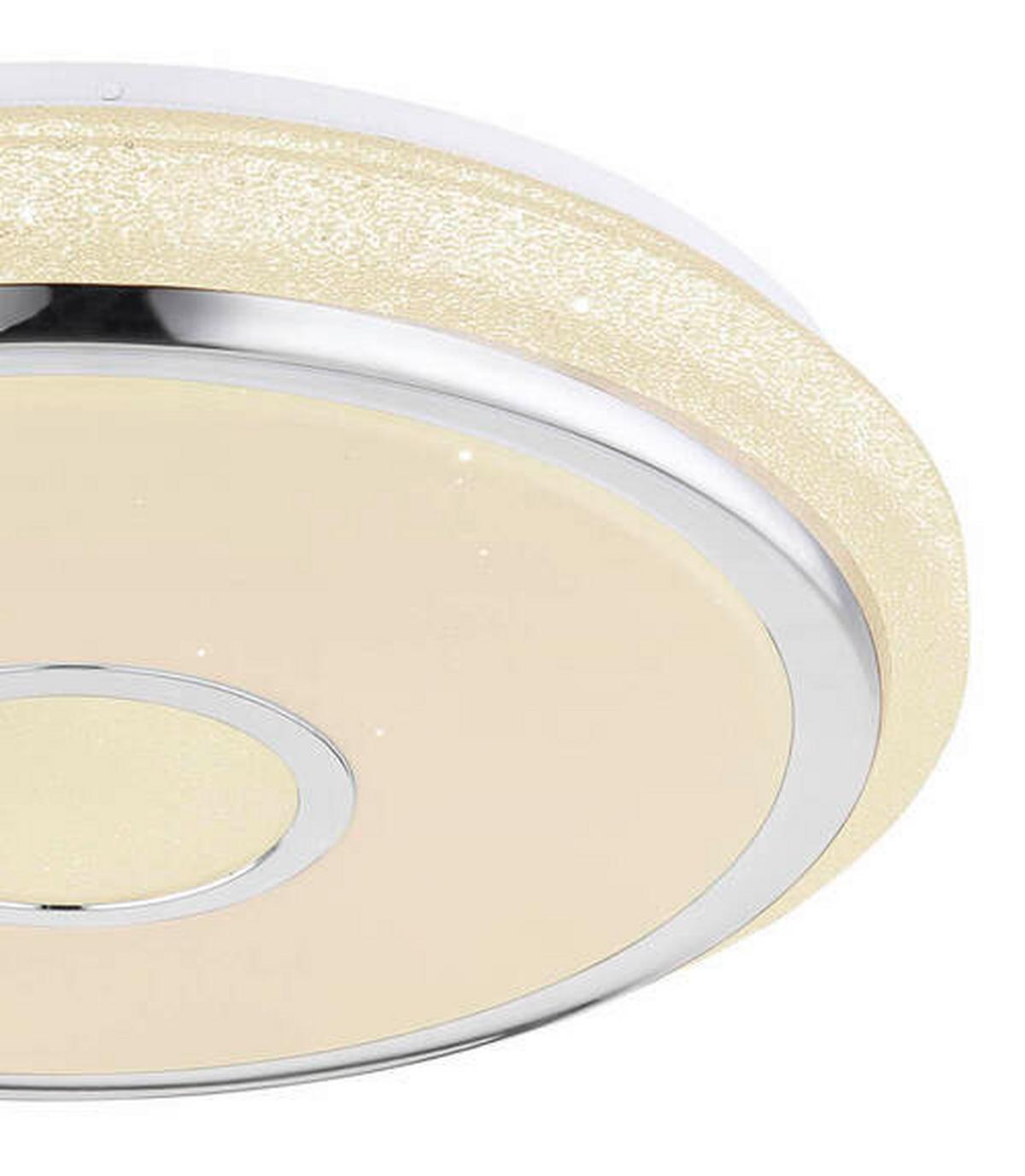 LED-DECKENLEUCHTE 48389-40 DANI - Chromfarben/Weiss, Basics, Kunststoff (50/9.5cm) - Globo