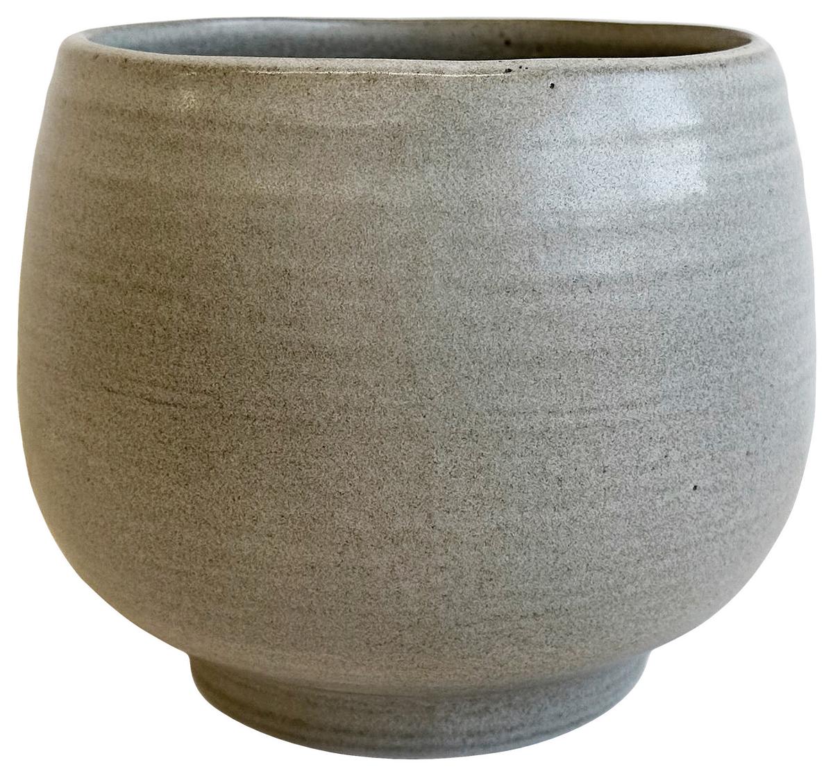 Übertopf Nevis in Creme - Creme, Keramik (17/15cm) - Modern Living