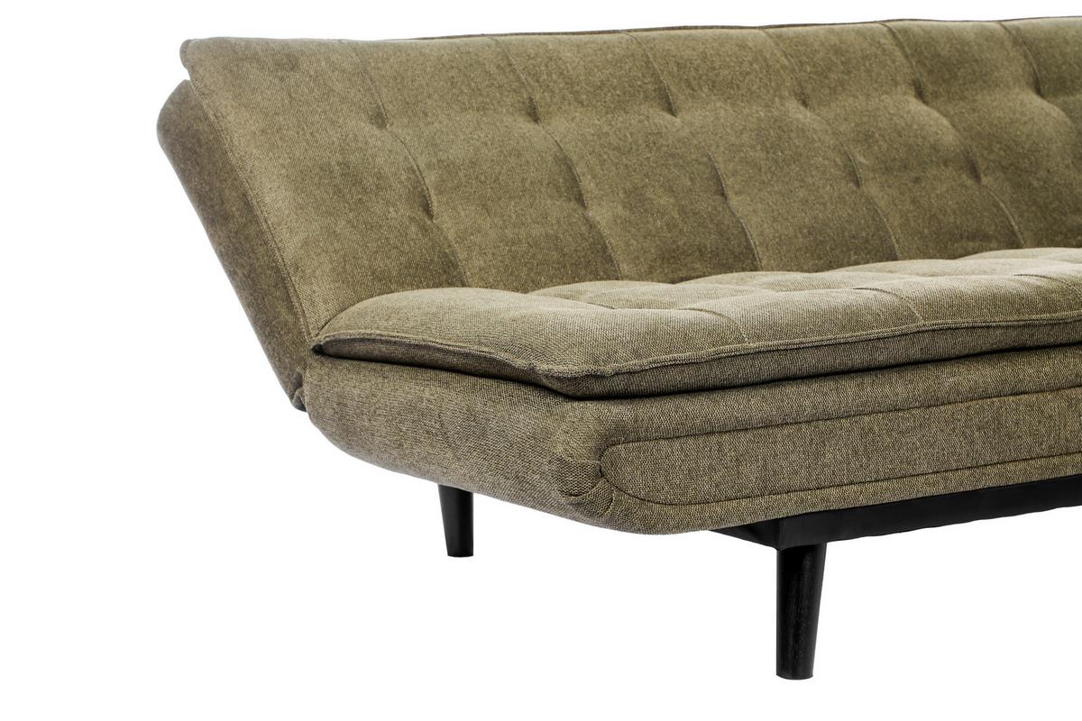 Kanapéágy Sun - zöld, Modern, textil/fa (190/83/93cm) - Mömax