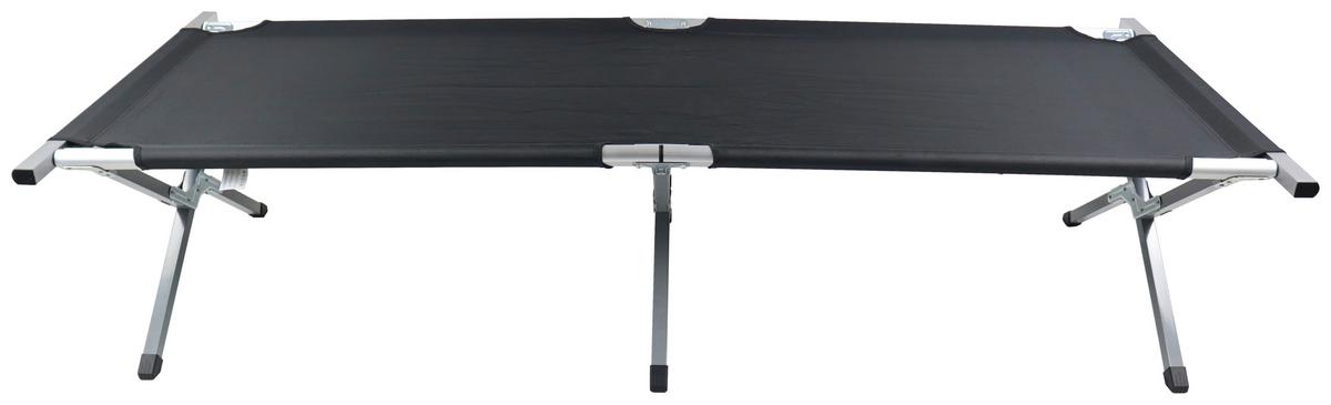 Postelja Za Kampiranje Tosali M, Črna - črna, Moderno, kovina/tekstil (63/190cm) - Ambia Garden