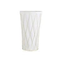 Szennyestartó Glamour - arany/fehér, Modern, műanyag/textil (30-40/69.5cm) - Modern Living