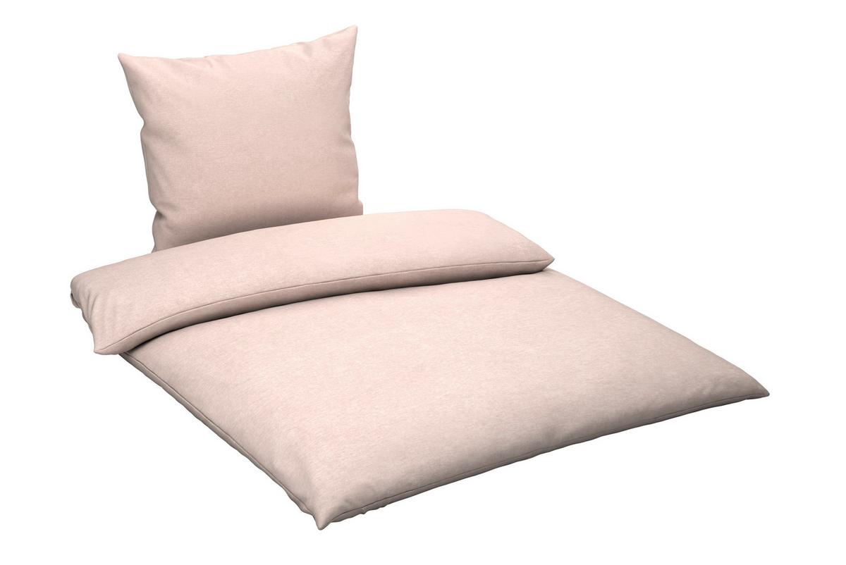 POŚCIEL FLANELL UNI - kolor piaskowy, Basics, tkanina (135/200cm) - Novel