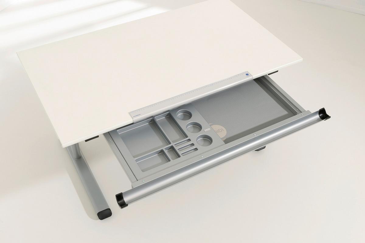 PODZIAŁKA DO SZUFLADY MARCO 2 - kolor srebrny, Basics, tworzywo sztuczne (40/3,7/37,7cm) - Paidi