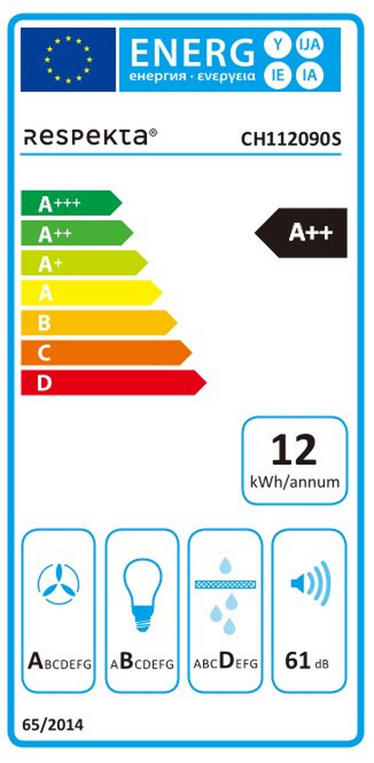 Kuhinjska Napa Lora, 90cm - črna, Basics, kovina/steklo (89,5/75-110/38,5cm) - Respekta