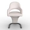 ARMLEHNSTUHL ARIA - Creme/Schwarz, MODERN, Holz/Textil (54/82/62cm) - Bessagi Home
