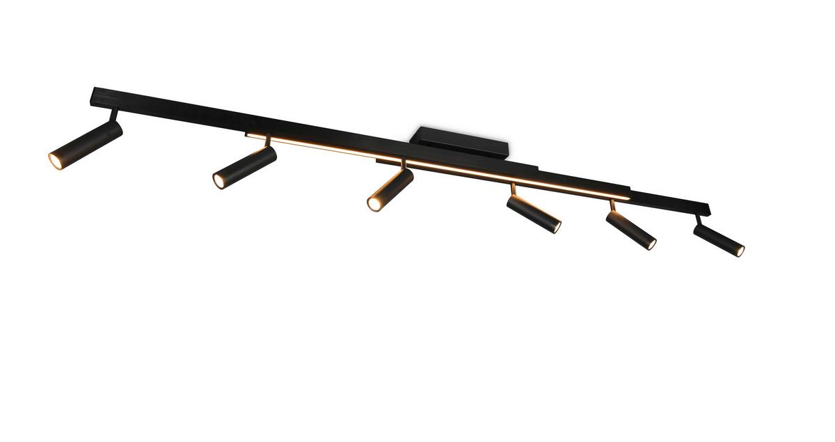 LED-Strahler Zeno Schwarz max. 18 Watt - Schwarz, Basics, Metall (180/23/8,5cm) - Trio Leuchten