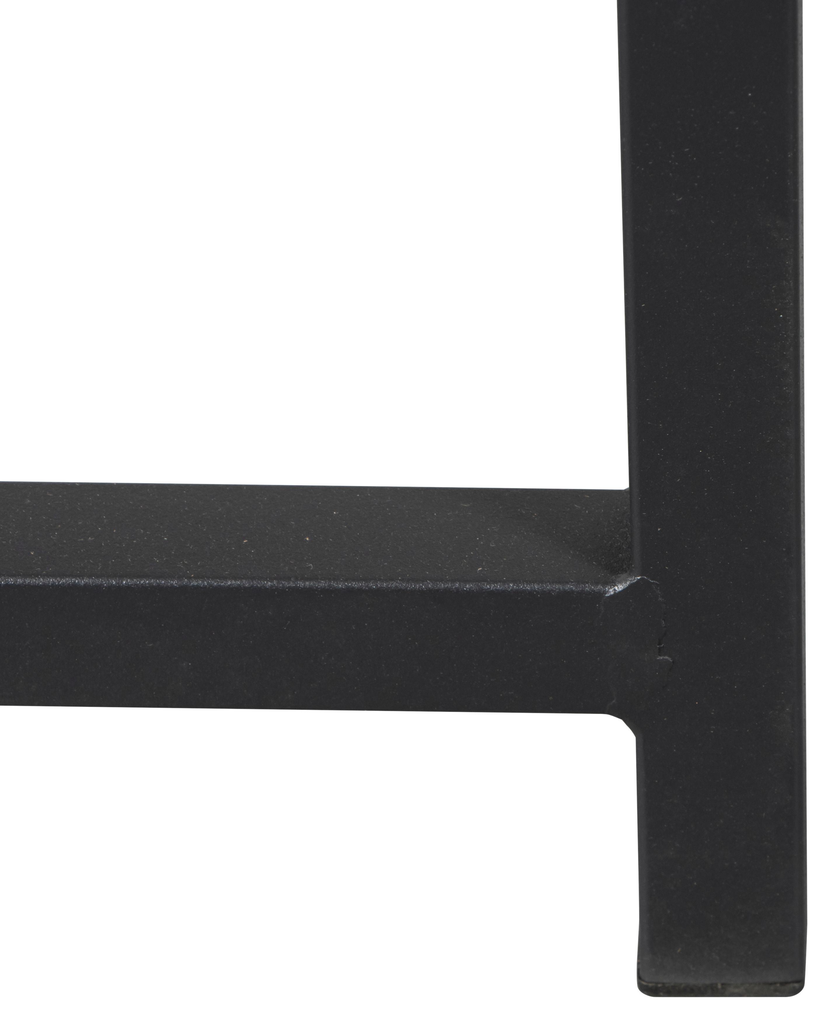 SKRIVBORD HENDRIK - svart/ekfärgad, Modern, metall/trämaterial (120/76/120cm) - Mömax