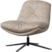 SESSEL Arve Naturfarben B: 82cm - Schwarz/Naturfarben, Design, Textil/Metall (82/86/87cm) - Livetastic
