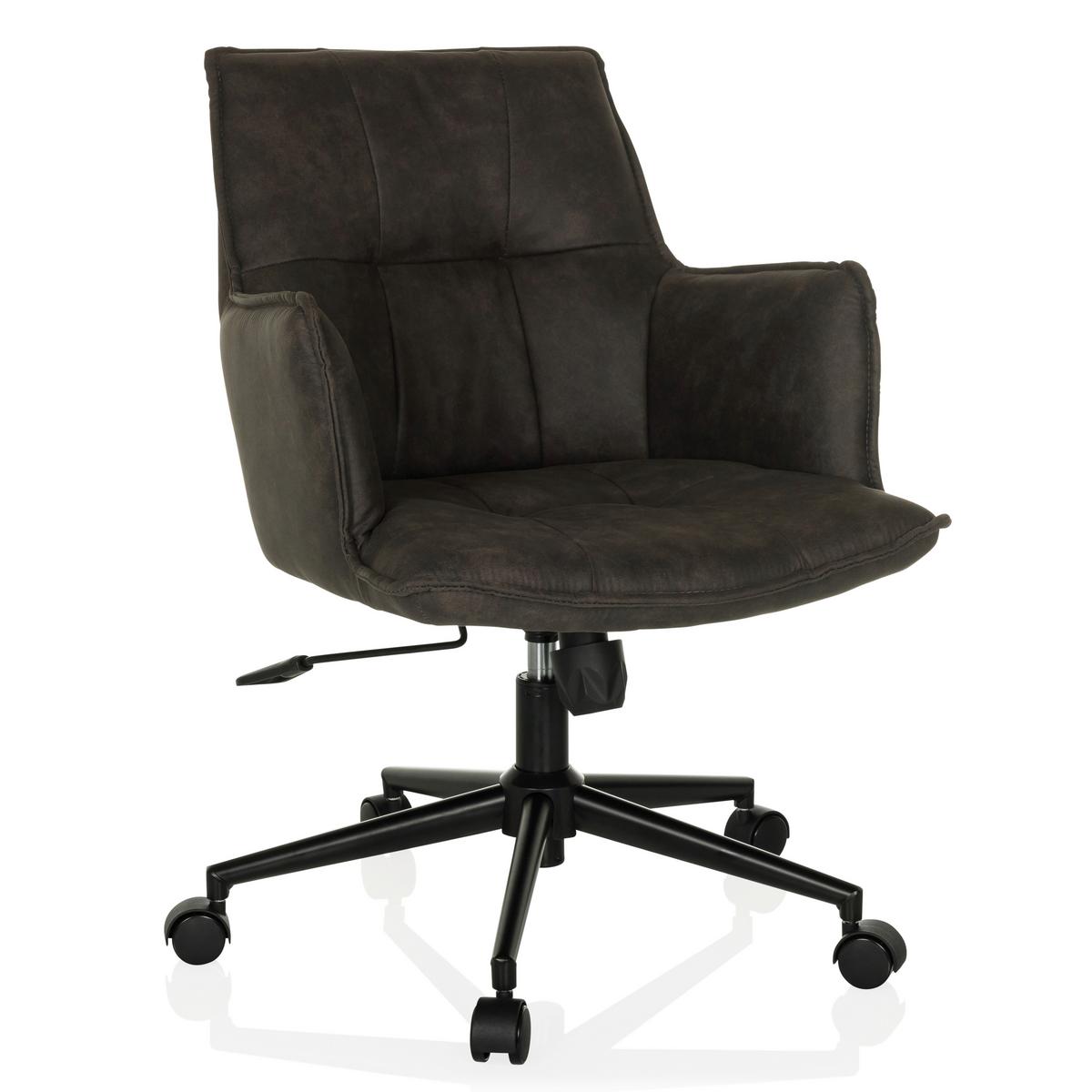 Vrtljivi Stol Solao Life, Temno Zelena - temno siva/črna, Moderno, kovina/umetna masa (54/85/70cm) - MID.YOU