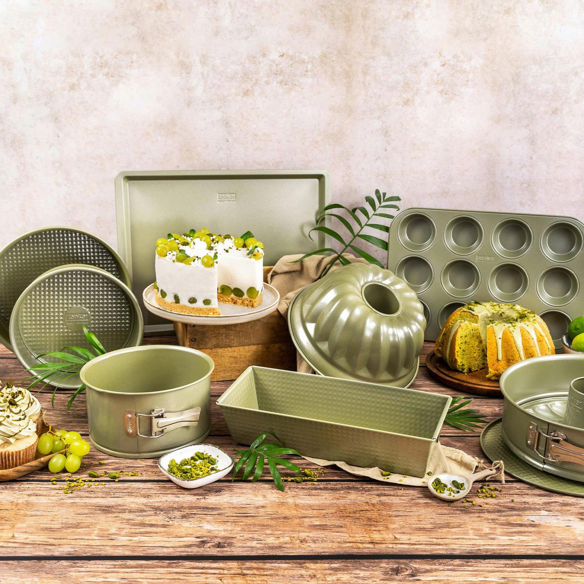 Tepsi Green Vision - zöld, fém (42cm) - Zenker