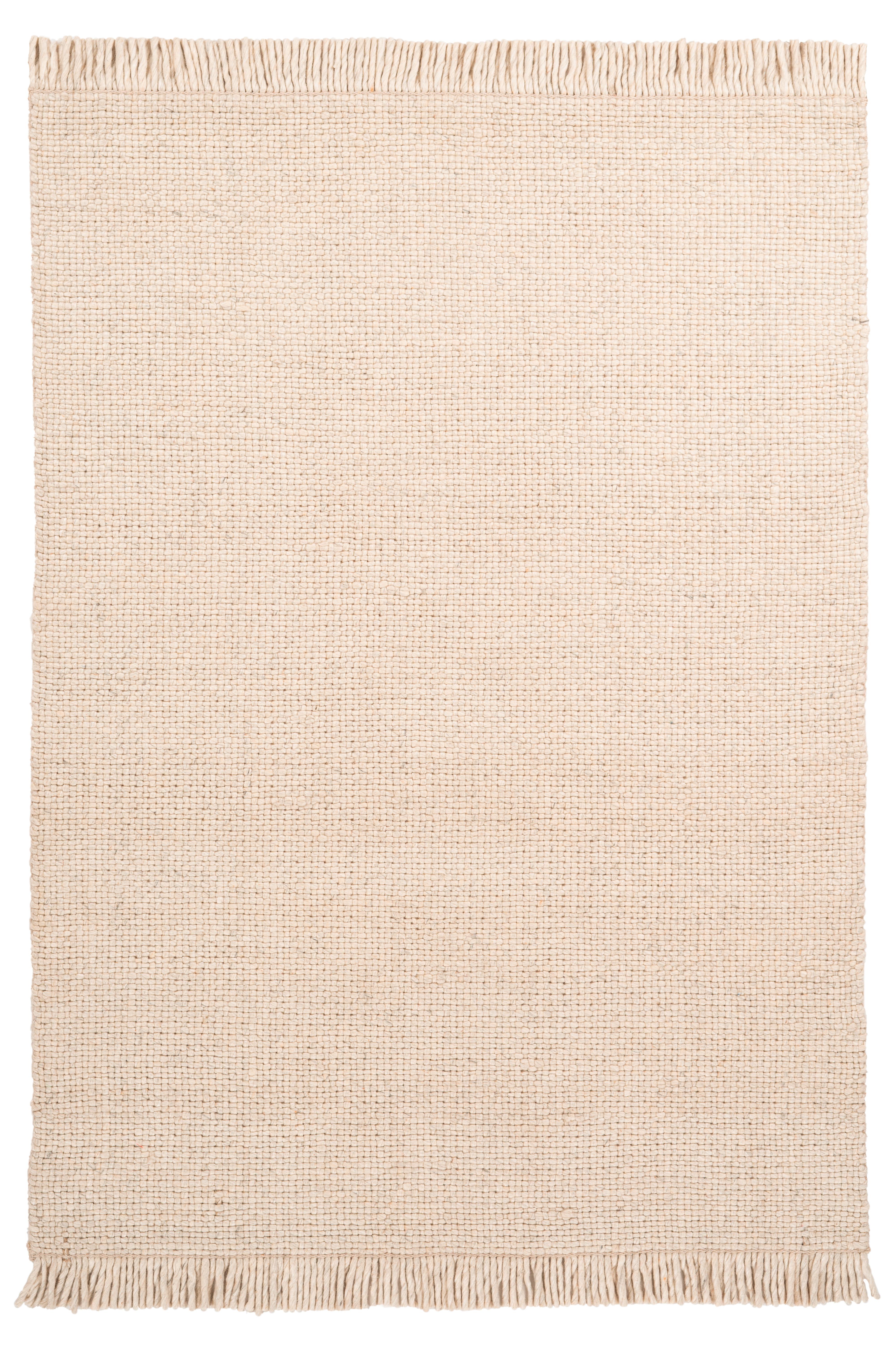 Webteppich my Eskil Creme ca. 140x200cm - Creme, Design, Textil (140/200cm) - Obsession