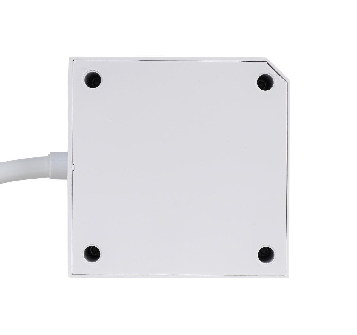 KOSTKA ZASILAJĄCA PLUG BOX - biały, Basics, tworzywo sztuczne (7,5/7,5/7,5cm) - Mican