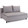 Canapea Boxspring Marino - gri deschis, Modern, textil (208/102/96cm) - Luca Bessoni