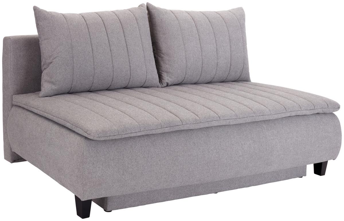 Canapea Boxspring Marino - gri deschis, Modern, textil (208/102/96cm) - Luca Bessoni