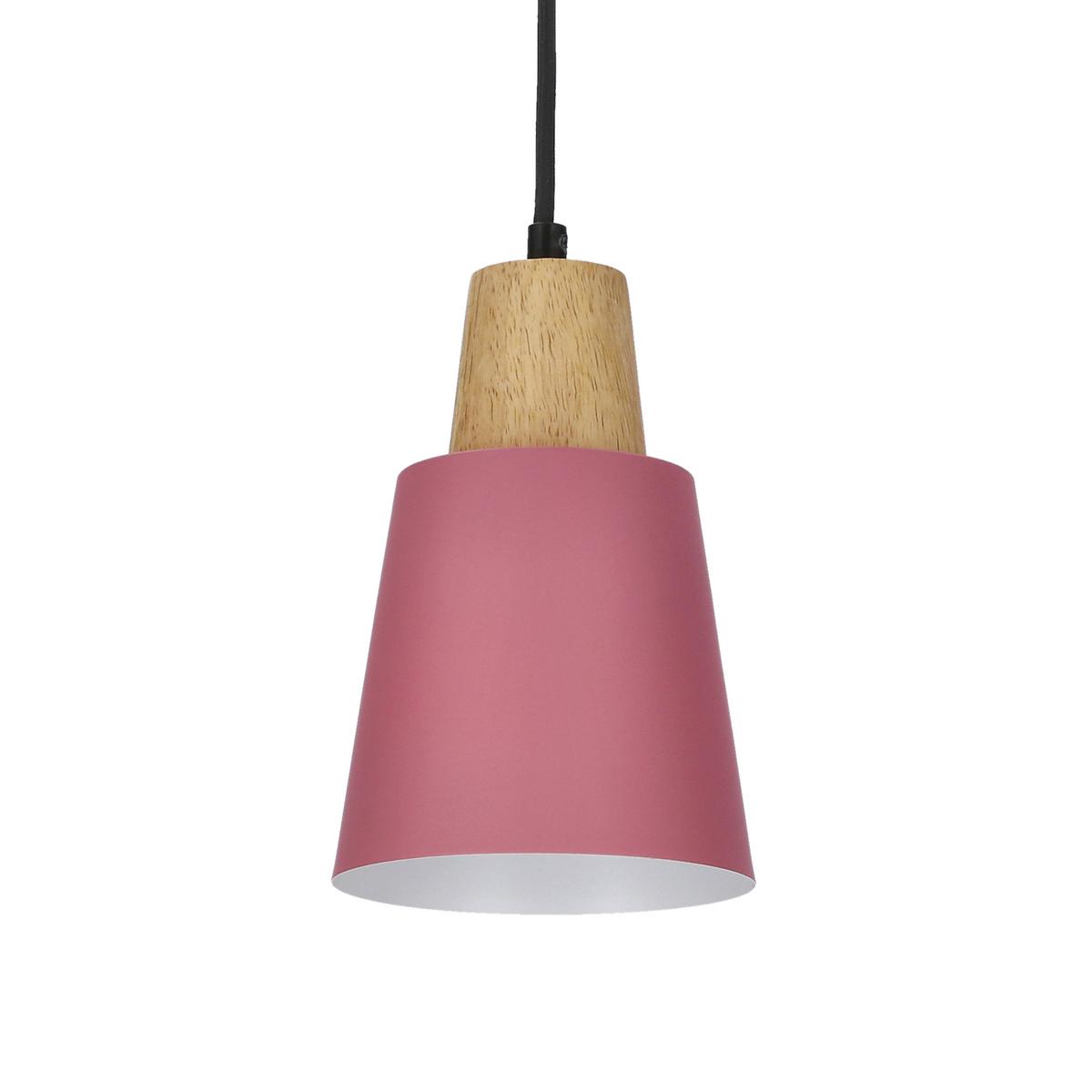 Viseća Svjetiljka Faro - pink/crna, Trend, metal (13/13/80cm)
