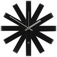 Wanduhr Anna in Schwarz Ø ca. 30,5cm - Schwarz, Metall (30,48cm) - Mömax modern living Wanduhr Anna in Schwarz Ø ca. 30,5cm - Schwarz, Metall (30,48cm) - Mömax modern living