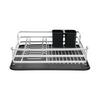 AVRINNINGSSTÄLL OSKAR - aluminiumfärg/svart, metall/plast (32/12,5/38cm) - Mömax