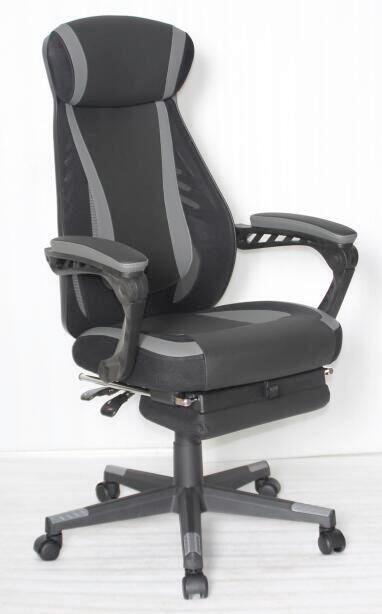 KONTORSSTOL CLIO -EXKLUSIV- - grå/svart, Modern, metall/textil (64/110-117-5/60,5cm) - Mömax