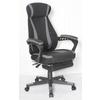 KONTORSSTOL CLIO -EXKLUSIV- - grå/svart, Modern, metall/textil (64/110-117-5/60,5cm) - Mömax